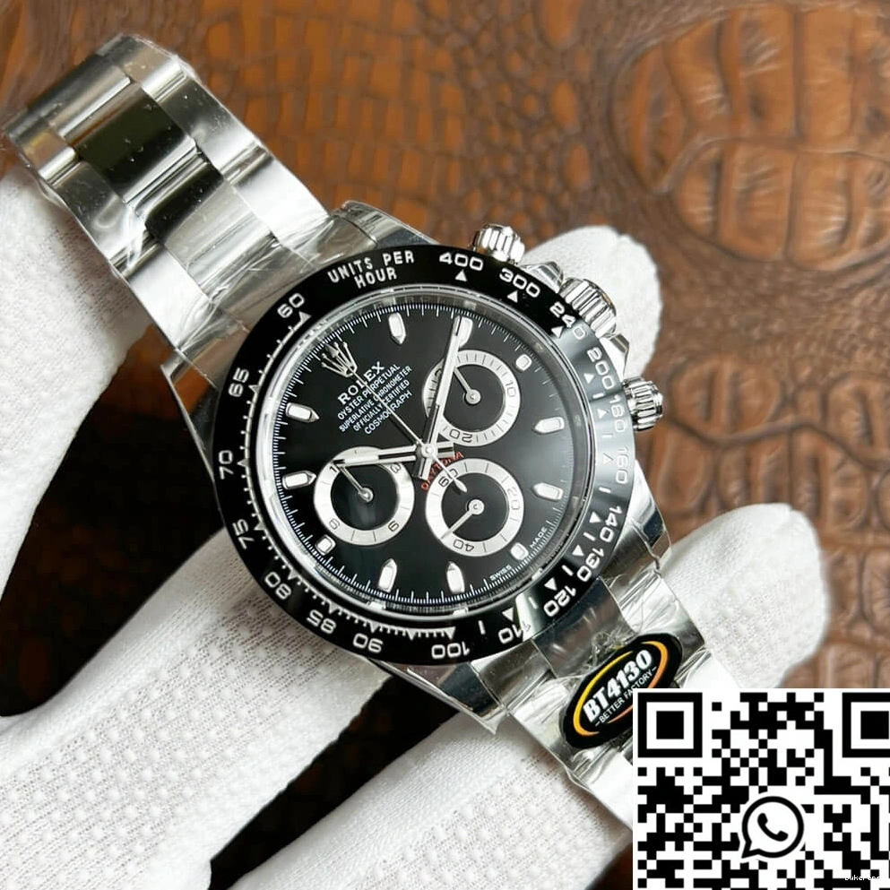 Black Bezel Daytona BT Rolex Ceramic M116500LN-0002 Factory 0425